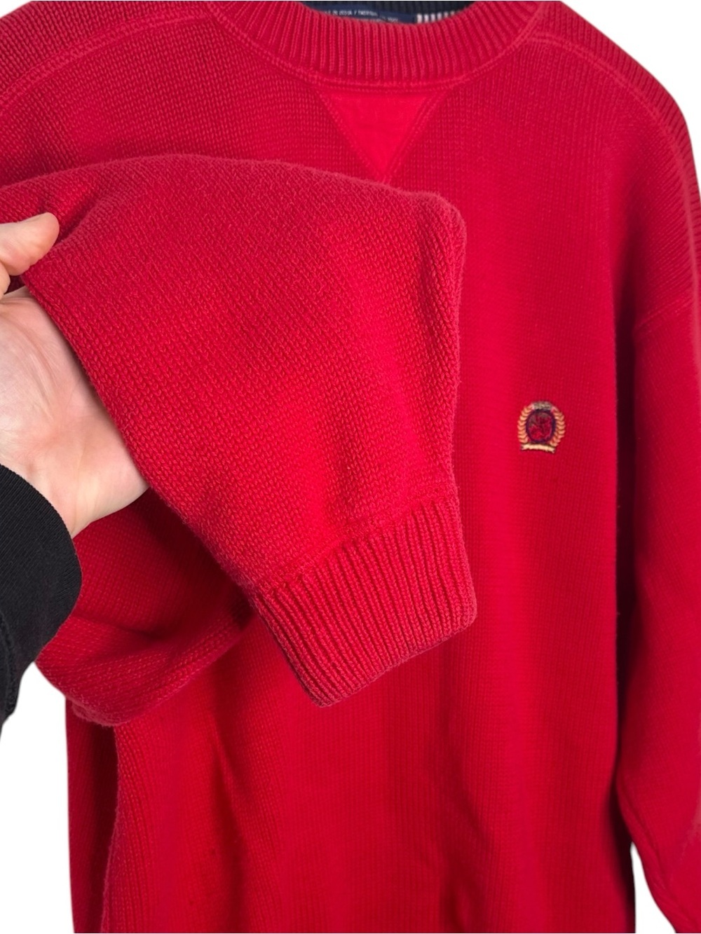Tommy Hilfiger Crest Logo Crewneck Sweater - Picture 4 of 6
